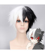 Danganronpa Trigger Happy Havoc Monokuma Black White Cosplay Hair Wig