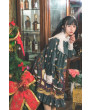 Sweet Lolita Dresses Long Sleeve Detective Bear OP Dress