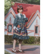 Sweet Lolita Dresses Long Sleeve Detective Bear OP Dress