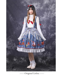 Sweet Lolita Dress Original Christmas In The Distance 3D Print Sweet JSK Dress