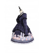 Gothic Lolita Dress Long Sleeve Original Candle Light Whisper Print Dress