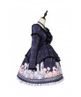 Gothic Lolita Dress Long Sleeve Original Candle Light Whisper Print Dress