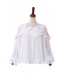 Sweet Lolita Dress JSK Original Autumn Letter Printed Chiffon Dress