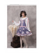 Sweet Lolita Dress JSK Original Autumn Letter Printed Chiffon Dress