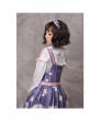 Sweet Lolita Dress JSK Original Autumn Letter Printed Chiffon Dress