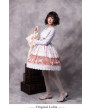 Sweet Lolita Dress Long Sleeve Short Coat Shawl Three-Piece JSK Dress