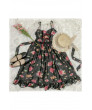 Sweet Lolita JSK Dress Original Vintage Rose Valley Party Dress