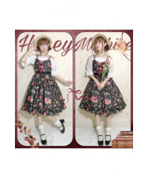 Sweet Lolita JSK Dress Original Vintage Rose Valley Party Dress