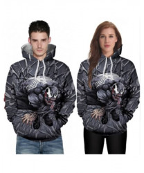 Venom Sweatshirt Hoodies Polyester Long Sleeve Sweatshirt