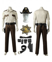 The Walking Dead Season Rick Grimes Cosplay Costume