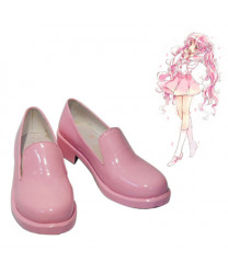 Vocaloid Sakura Miku Pink Leather Cosplay Shoes
