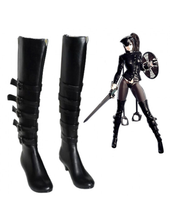 Vindictus Succubus PU Leather Cosplay Shoes