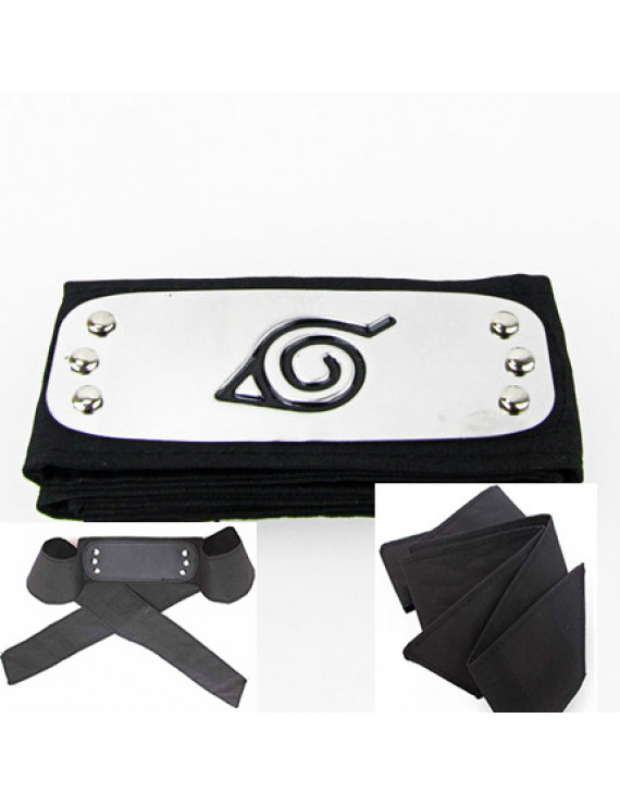 Naruto Uchiha Itachi Black Leaf Village Konoha Ninja Headband