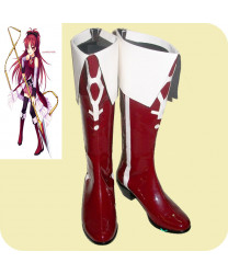 Puella Magi Madoka Magica Sakura Kyouko PU Leather Cosplay Boots