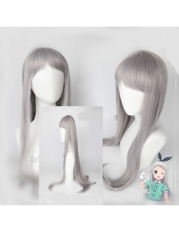 Blend S Hideri Kanzaki Long Silver Gray Cosplay Wig 80 cm