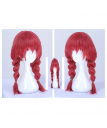 Blend S Miu Amano Red Ponytails Cosplay Wig Heat Resistant Fiber Japan Anime Wig