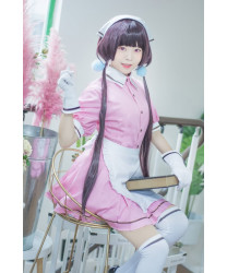 Blend S Maika Sakuranomiya Purple Long Japan Anime Cosplay Wig