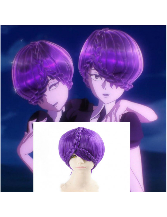 Land of the Lustrous Houseki no Kuni Amethyst Short Purple Styled Japan Anime Cosplay Wig