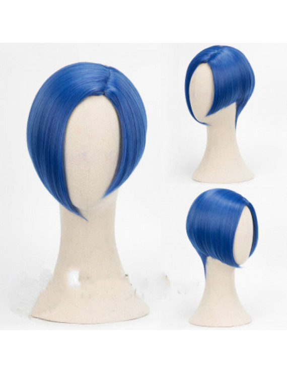 Land of the Lustrous Benitoite Dark Blue Short Styled Cosplay Wig