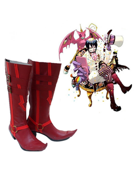 Blue Exorcist Mephisto Pheles Japan Anime PU Leather Cosplay Shoes