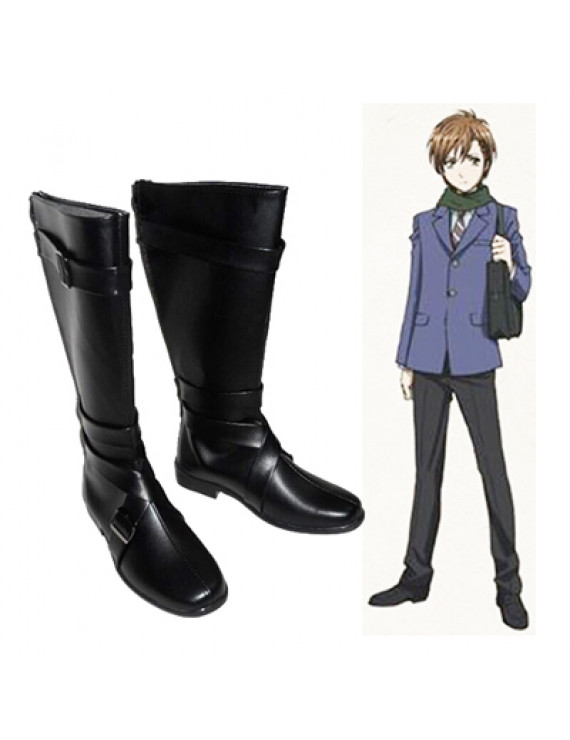 Blast of Tempest Takigawa Yoshino PU Leather Cosplay Shoes