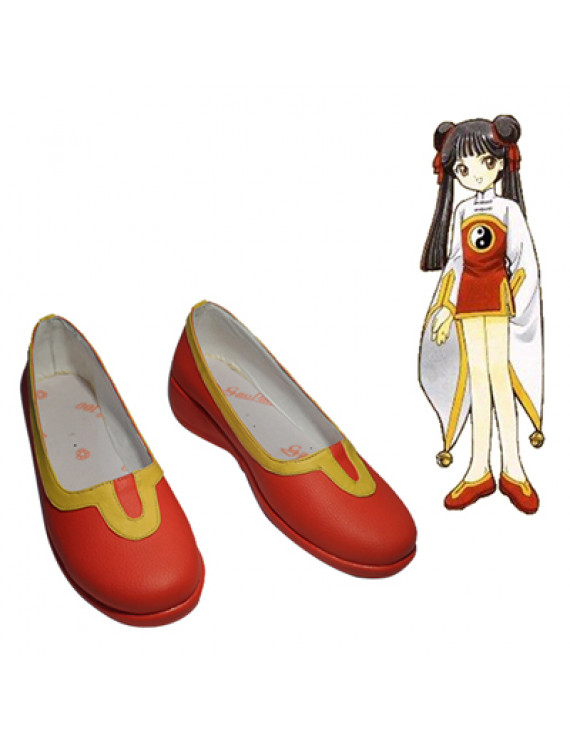 Cardcaptor Sakura RI MEIRIN PU Leather Cosplay Shoes