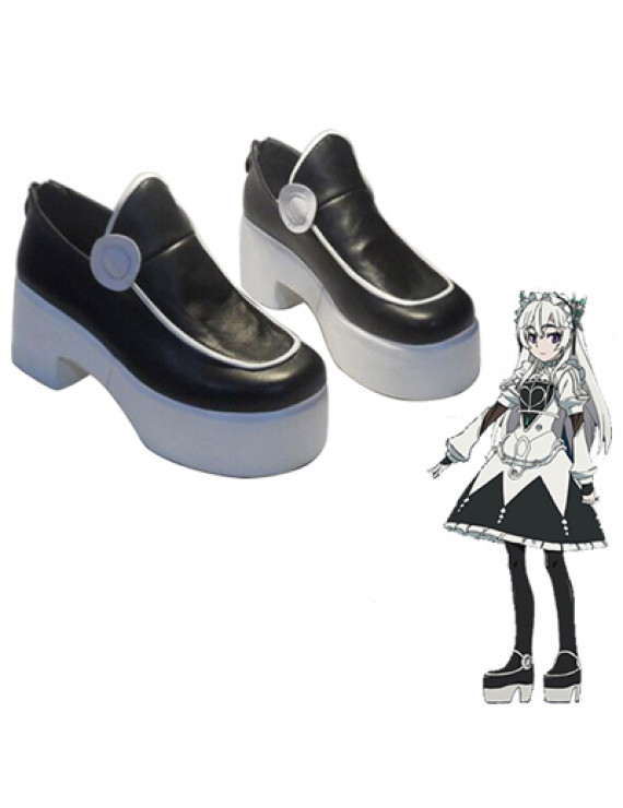 Chaika - The Coffin Princess Chaika trabant PU Leather Cosplay Shoes