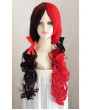 Batman Harley Quinn Wig Red and Black Synthetic Hair Party Wig