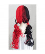 Batman Harley Quinn Wig Red and Black Synthetic Hair Party Wig