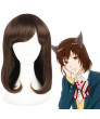 Wolf Girl and Black Prince Shinohara Erika Brown Bob Cosplay Wig