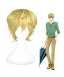 Wolf Girl and Black Prince Sata Kyouya Golden Short Cosplay Hair Wig