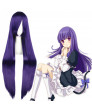 When They Cry Frederica Bernkastel Purple Long Straight Cosplay Hair Wig