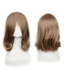 Brown Short Curly Synthetic Hair Lolita Wig