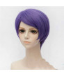 Tokyo Ghoul Shuu Tsukiyama Dark Purple Short Cosplay Wig