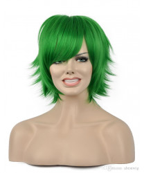 Lolita Wig short haired Lolita wig is blue and handsome wigs