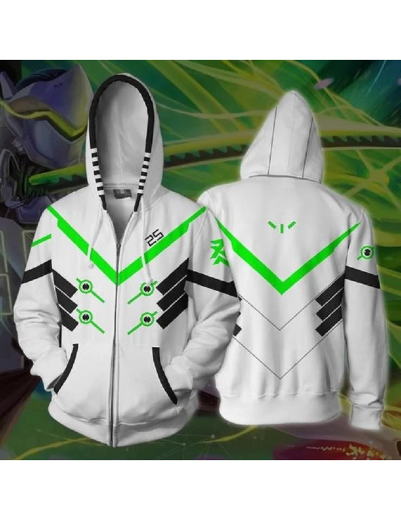 Custom Overwatch OW Jack Morrison Shimada Genji Reaper Gabriel Reyes Genji Sweatshirt Hoodies