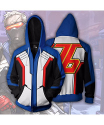 Overwatch OW Soldier 76 Jack Morrison Cosplay Customes