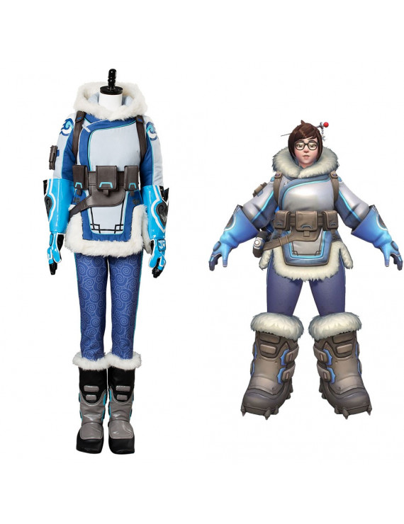 Overwatch OW Mei Game Cosplay Customes for Female