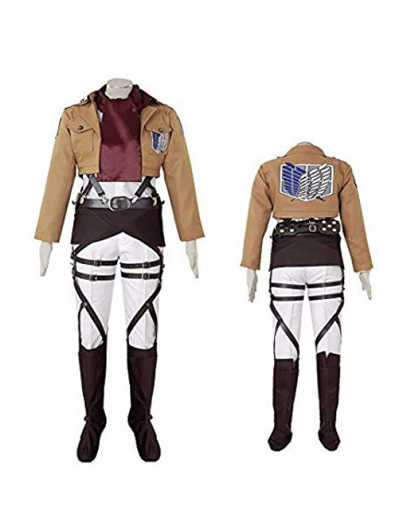 Attack on Titan Mikasa Ackerman Survey Corps Cosplay Costume