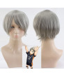 Haikyu Sugawara Koushi Short Gray Straight Style Game Cosplay Wig