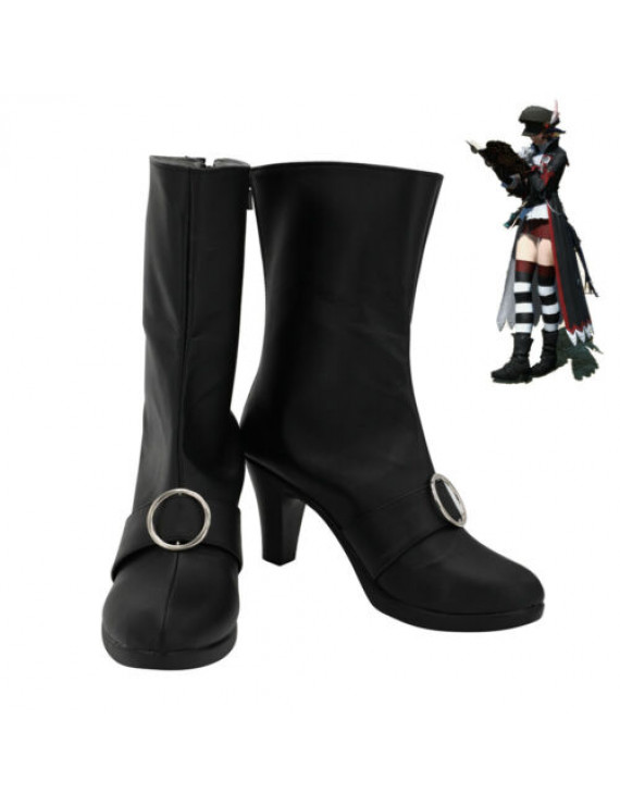 Final Fantasy Black Mage PU Cosplay Shoes