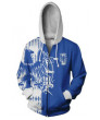 Ravenclaw Hoodie Sweatshirt Jacket Zipper Harry Potter Cosplay Costume