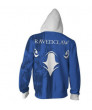 Ravenclaw Hoodie Sweatshirt Jacket Zipper Harry Potter Cosplay Costume