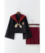 Harry Potter Slytherin Uniform Sailor Suit JK Shirt+Pleated Skirt Cosplay Costume