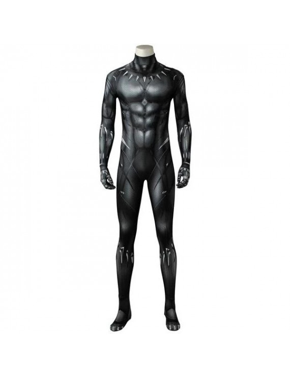 Black Panther Black Panther jumpsuit 3D Printed Cosplay Costume ( free ...