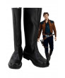 Solo A Star War Story Han Solo PU Leather Cosplay Boots