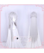 Black Butler Undertaker Silver Long Heat Resistant Fiber Cosplay Wig