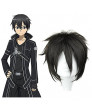 Sao Alicization Kirito Heat Resistant Fiber Black Short Anime Cosplay Wigs