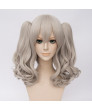 Kantai Collection Kashima Gray Long Wavy Heat Resistant Fiber Cosplay Wig
