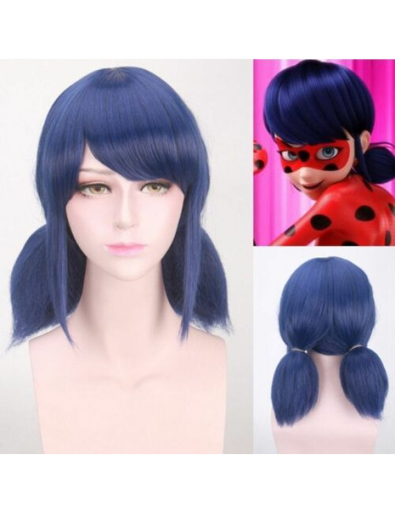 Miraculous Ladybug Ladybug Blue Anime Styled Cosplay Wig